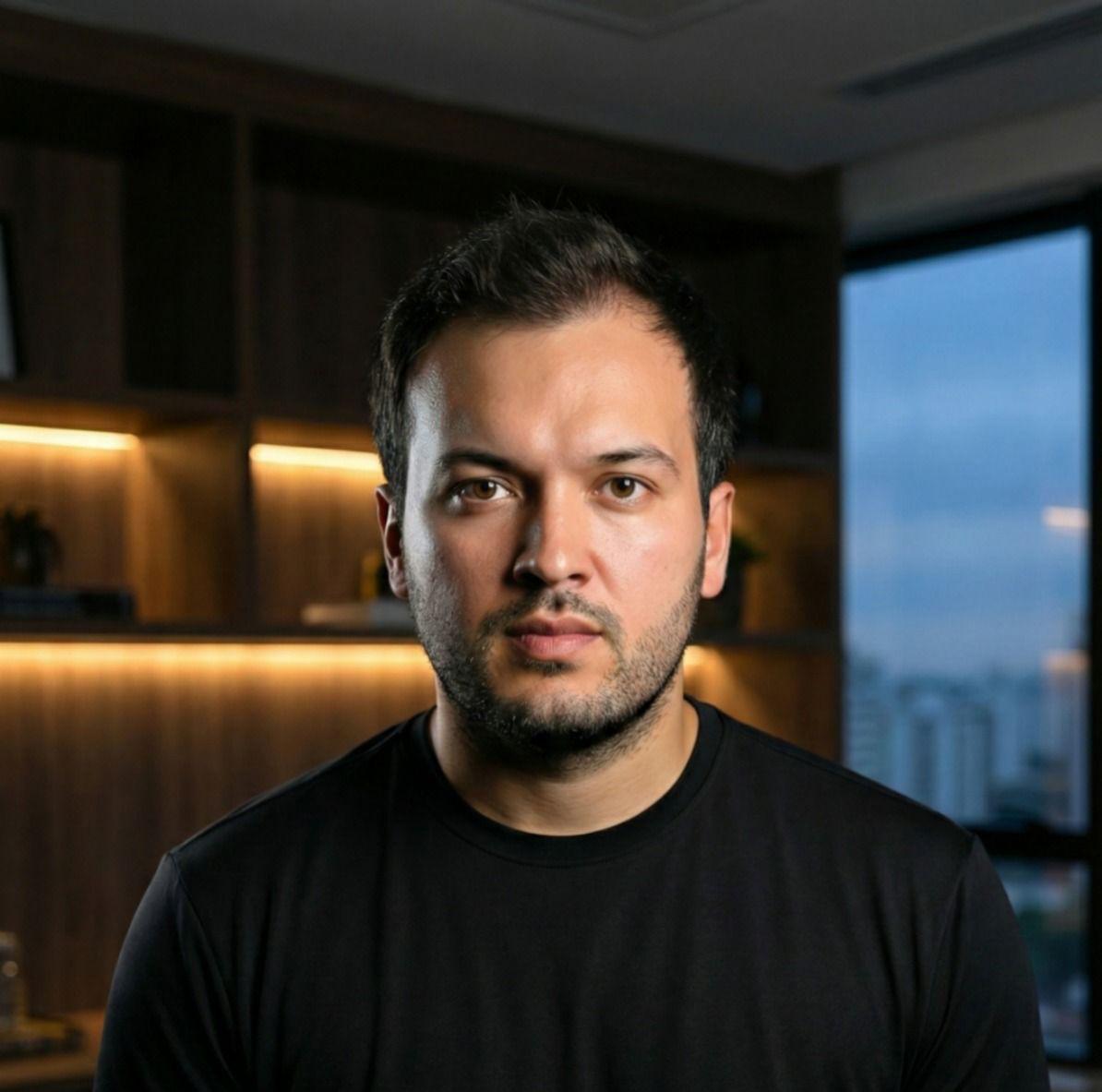 Retrato de William Girardi, sócio-proprietário da DB Real Estate